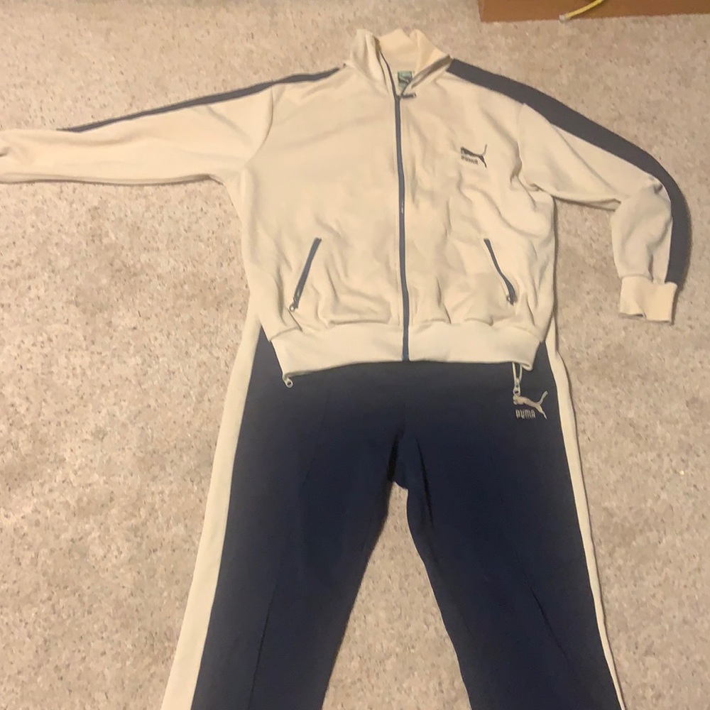 Puma track/sweat suit xl mens